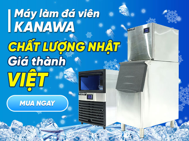 banner máy làm đá viên công nghiệp